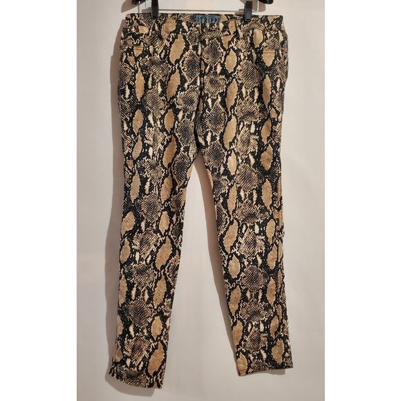Tripp NYC Daang Goodman Python Snake Print Skinny Jeans Women Junior Size 13 Y2K - Picture 3 of 11